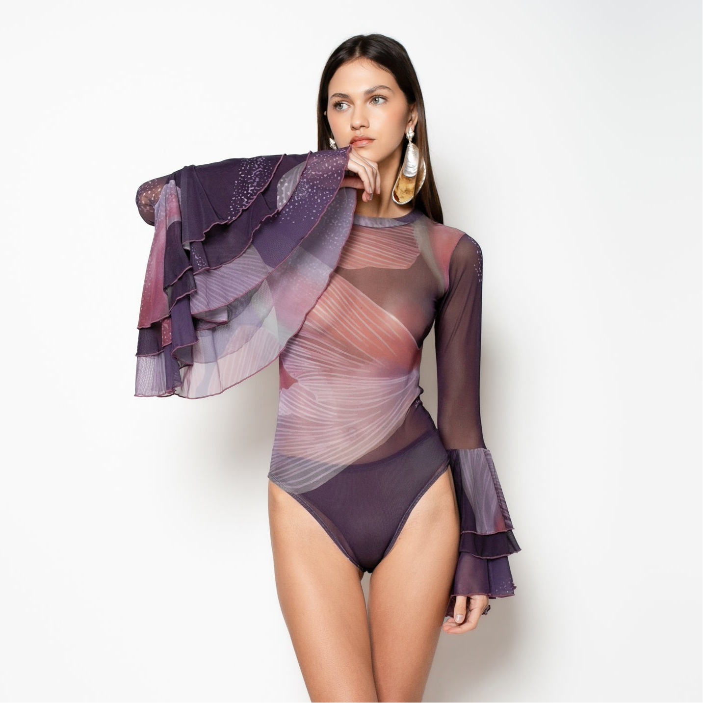 Nerea ruffle Bodysuit