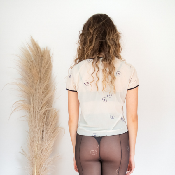 Flora ivory top